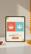 Community Meal Project Tablet Interface